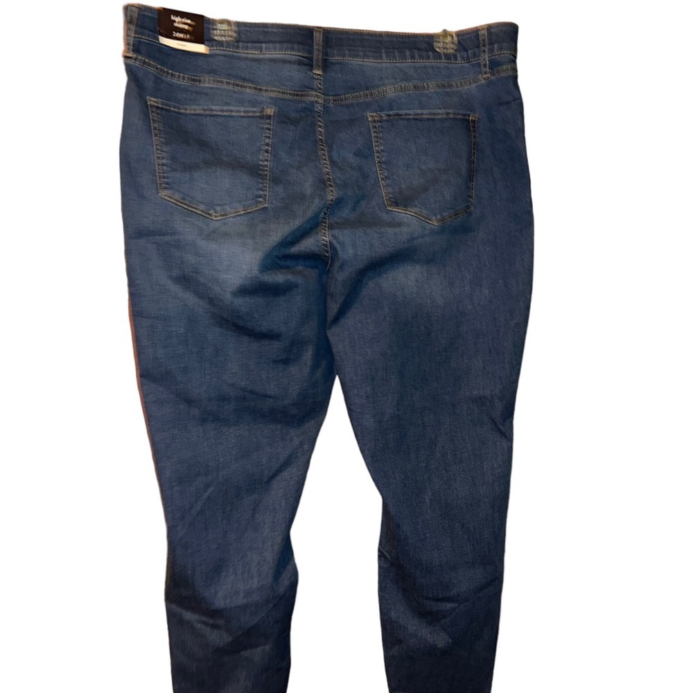 New ava & viv high rise skinny plus size jeans 24W 3X stretch